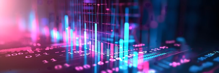 Obraz premium stock trends, stock data tables, data screens, data analysis tables, trends in data, stock trends, optimize, enhance user experience, screen close-ups, background wallpapers