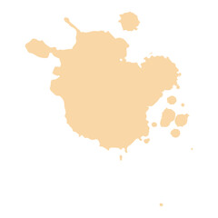 soft brown tan shade ink splash brush drop