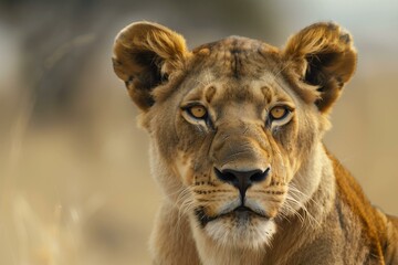 Close-up of a Lioness