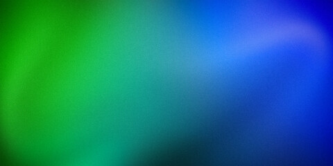 Fototapeta premium A smooth gradient blending vibrant green and blue hues, creating a serene and calming visual effect, perfect for backgrounds and creative design projects