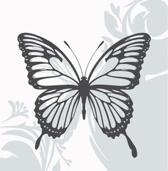 A graceful butterfly, with delicate wings and vibrant patterns, embodies metamorphosis and fleeting beauty, perfect for garden lovers and admirers of ethereal charm.