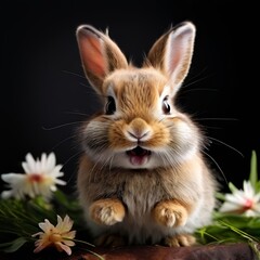 Obraz premium rabbit in the grass