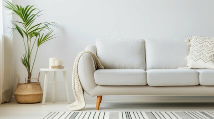 Cozy living room in a modern home, radiating warmth from an innovative heating system, blending comfort and technology seamlessly