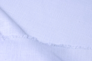 white hemp viscose natural fabric cloth, sackcloth rough texture of textile fashion abstract background