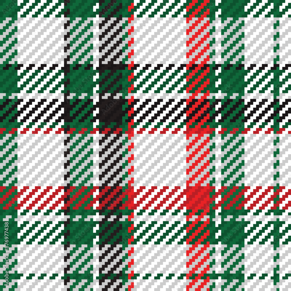Poster seamless pattern of scottish tartan plaid. repeatable background with check fabric texture. vector b
