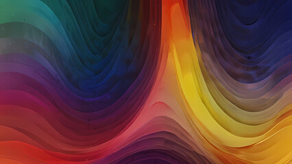Fototapeta premium captivating abstract piece that features a dynamic gradient transitioning through the entire spectrum of the rainbow, emphasizing the interplay of light and shadow