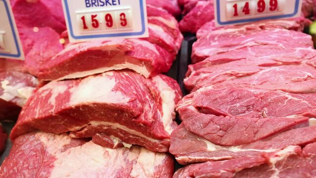 Meat Display at Melbourne Market