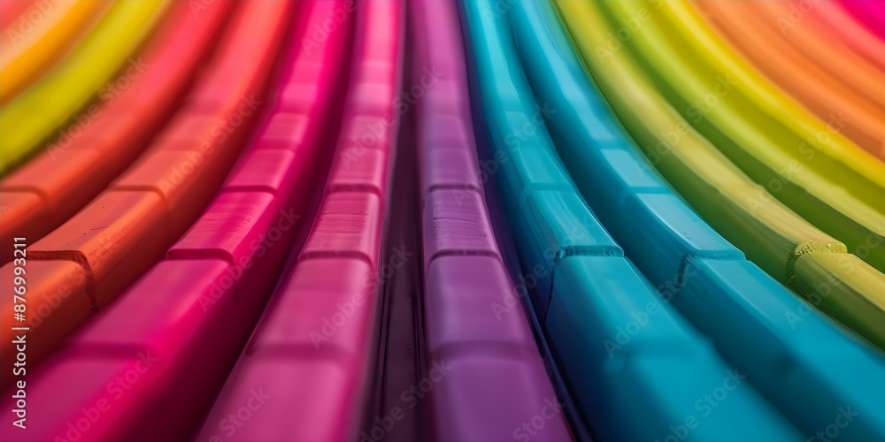 Poster vibrant high-resolution image for adding a splash of color to designs. concept colorful designs, vib
