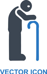Old age (senior years) Icon