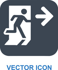 Emergency Exit Icon
