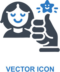 Praise Achievement Icon in Positive Parenting