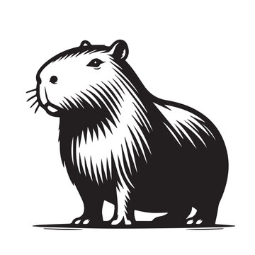 copybara cat silhouette - copy bara animal vector -Copybara Chronicles: Vintage Vector Icons
Copybara Wonderland: Retro Icon Collection
Copybara Whimsy: Black and White Icons