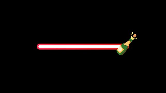 champagne emoji Social media poll Animation
