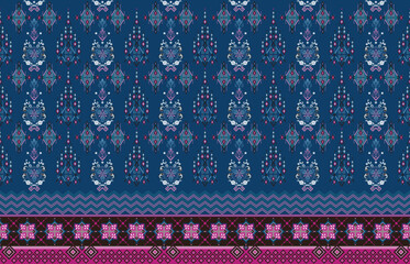 Fabric Pattern_A49 Traditional Geometric Batik Pattern.