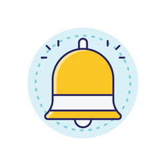 Bell vector icon 
