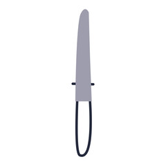 Cutlery icon. Travel knife icon. Simple icon vector design in flat style for camping and travel hiking design uses isolate on white.