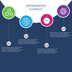 Infographic template. Vector illustration. Can be used for workflow layout, diagram, business step options, banner