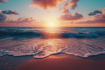 Fototapeta premium Beach outdoors horizon nature.