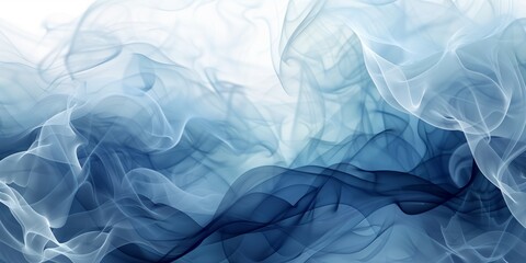Obraz premium Abstract background with patterns in blue and white tones, smooth texture, high detail, soft gradients, minimalistic design.