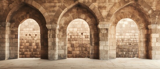 Stone Arches in an Ancient Structure
