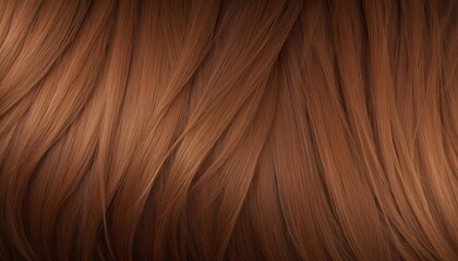 Obraz premium Brown reflective hair texture focused background
