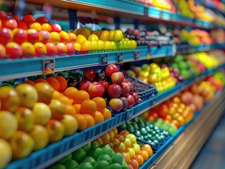 Fresh produce market