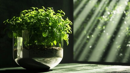 Optimal brightness, fresh herbs, latest trends, modern gardening, ultrarealistic, 8K