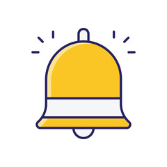 Bell vector icon 