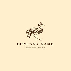 crane logo design vector icon illustration - vector - crane logo template