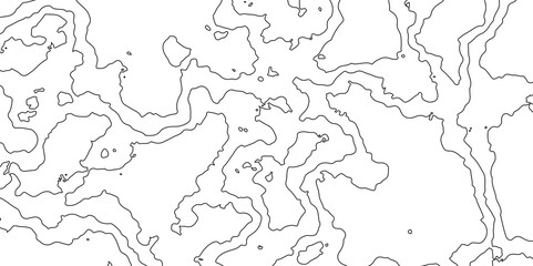 Vintage contour mapping illustrations of map lines, topographic contour lines vector map seamless pattern abstract white topography lines background contour maps landscape terrain vector illustration.