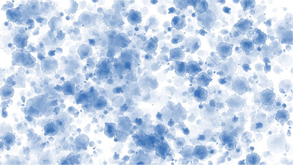 Abstract blue watercolor background.Hand painted watercolor. vector