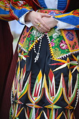 Obraz premium Saint Antioco, Sardinia - 04.16.2018: Religious procession of Sant'Antioco