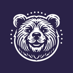 bear vector, bear silhouette