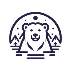 bear vector, bear silhouette