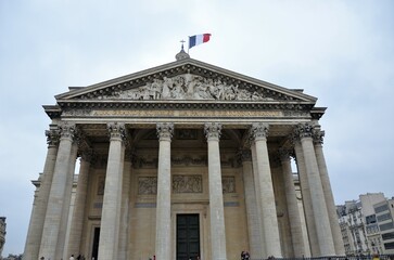Naklejka premium Pantheon building in Paris, France