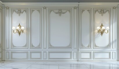 Luxurious Interior Design with Molding