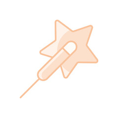 Sparkler vector icon 