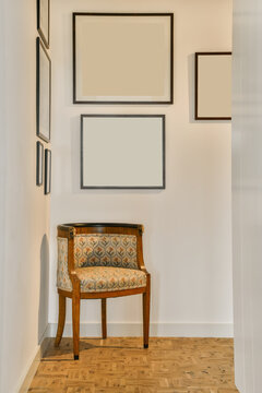 Elegant Chair and Frames in Modern Interior