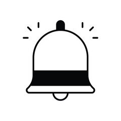 Bell vector icon 