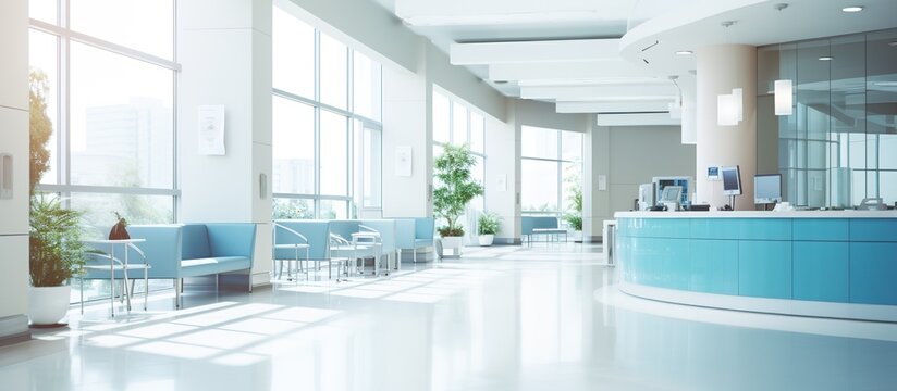 Modern Hospital Lobby Interior Design