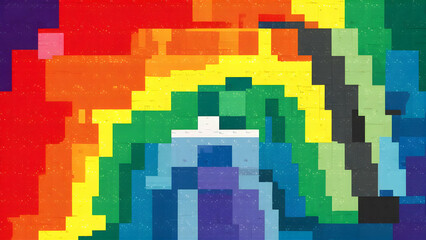 Vibrant Pixel Spectrum Classic Game Revival