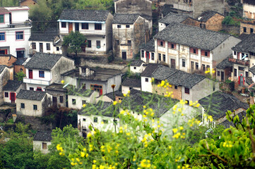 Fototapeta premium The ancient architectural complex of southern Anhui Province, China, is famous for its Hui style architecture. 