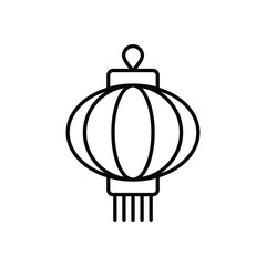 Fototapeta premium Lantern vector icon 