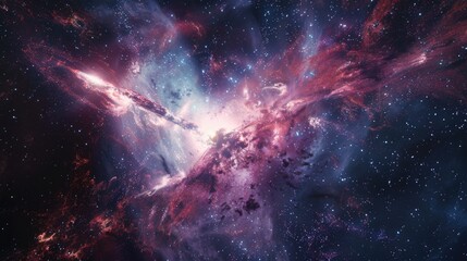A beautiful image of the cosmos, perfect for use in presentations about astronomy or science