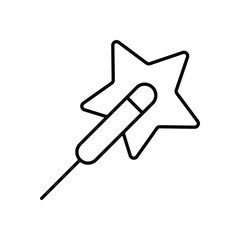 Sparkler vector icon 