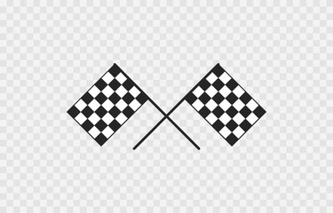 Vector racing flag. Racing flag icon png. Finish flag.