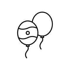 Balloon vector icon 