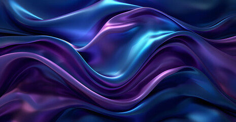 Abstract background with dynamic flowing light waves in shades of blue Background and purple Background, Vibrant and futuristic design 