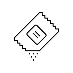 Color Powder Pack vector icon