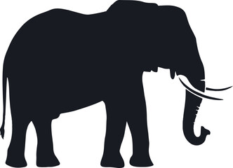 A majestic elephant, with wrinkled skin and wise eyes, symbolizes strength and gentle wisdom, perfect for wildlife enthusiasts and advocates of conservation efforts. 
